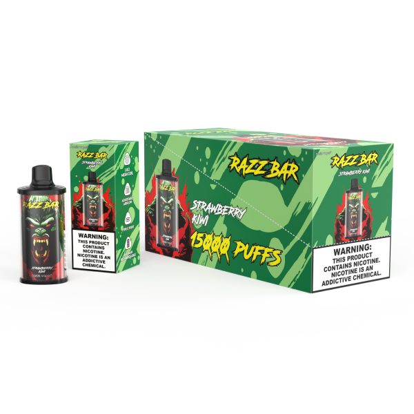 Razz Bar 15000 Puffs Disposable E-Cigarette - 12 Flavors, 28ml, 650mAh Rechargeable - Image 4
