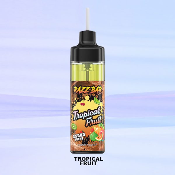 Razz Bar 25000 Puff 25K Vape - 25000 Puffs, Rechargeable, 16 Flavors - Image 2