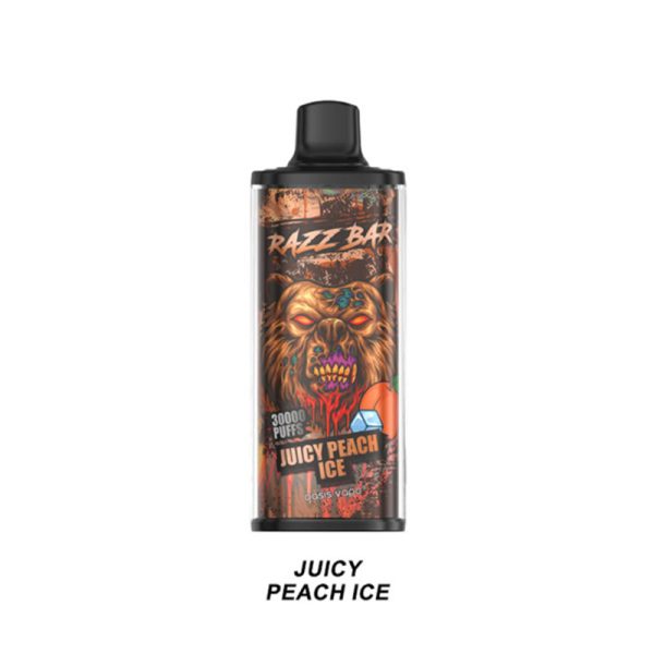 Razz Bar 30000 Puff Vape - 16 Flavors, 650mAh Rechargeable, Mesh Coil, Type-C - Image 6