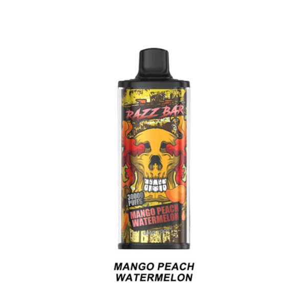Razz Bar 30000 Puff Vape - 16 Flavors, 650mAh Rechargeable, Mesh Coil, Type-C - Image 2