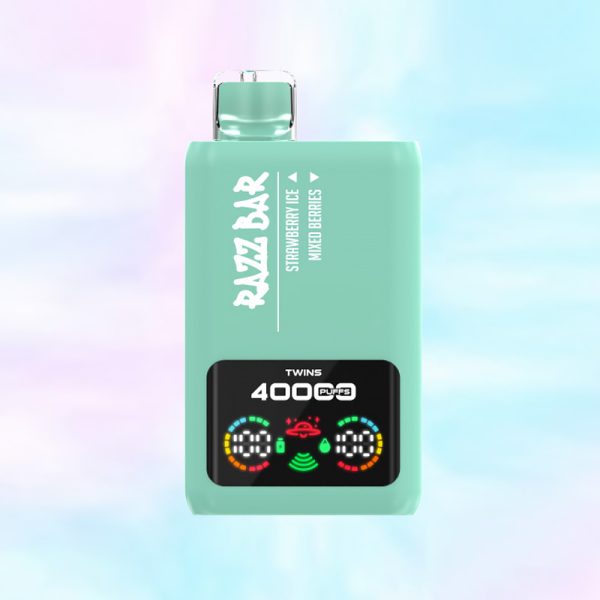 Razz Bar 40000 Puff Disposable Vape - 2%/5% Nicotine - 10 Double Flavors - 650mAh Rechargeable - Image 3