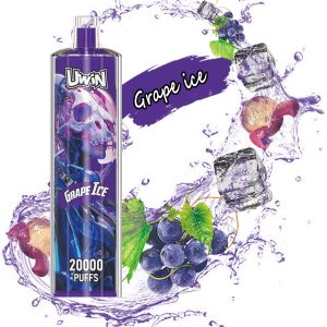 Uwin 20000: 20000 Puffs, 12 Flavors, 0%/2%/3%/5% Nicotine, Mesh Coil, Rechargeable Type-C Port