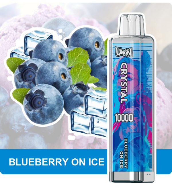 Uwin Crystal 10000 Puffs Disposable Vape - 30 Flavours, 0%/2%/3%/5% Nicotine, 18ml, Rechargeable - Image 6