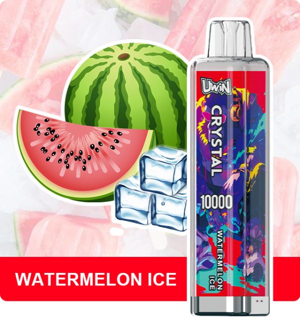 Uwin Crystal 10000 Puffs Disposable Vape - 30 Flavours, 0%/2%/3%/5% Nicotine, 18ml, Rechargeable