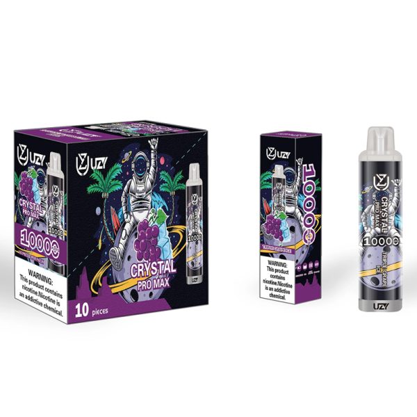 Uzy Crystal Pro Max 10000 Puffs Vape - Advanced Vaping Experience with 650mAh Battery and 16ml E-Liquid Capacity - Image 4