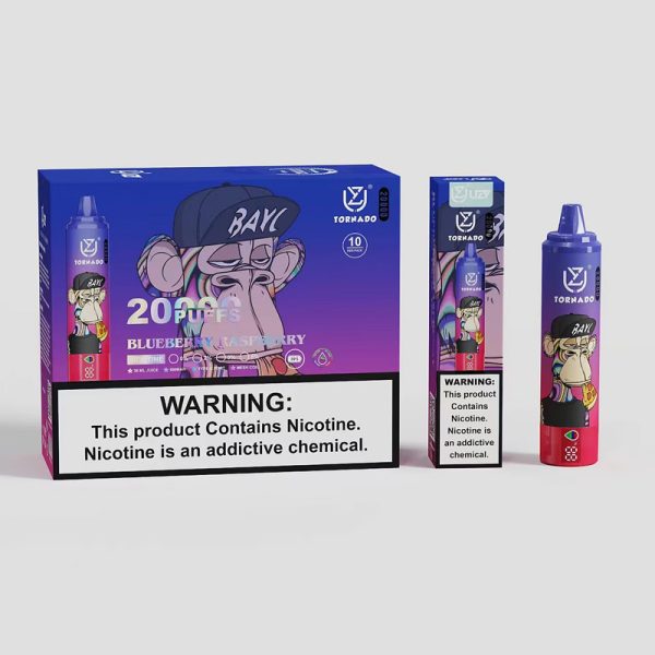 Uzy Tornado 20000 Puffs Disposable E-Cigarette - 28ml Pre-Filled, 850mAh Battery, 12 Flavors, 0%/2%/3%/5% Nicotine Levels - Image 4