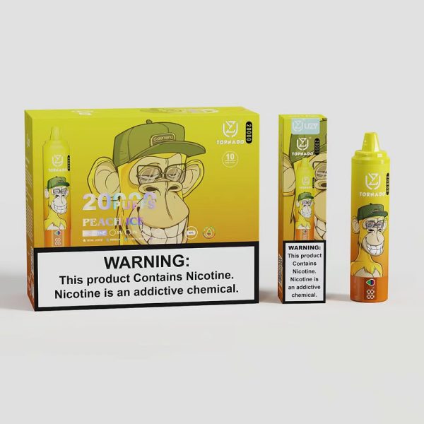 Uzy Tornado 20000 Puffs Disposable E-Cigarette - 28ml Pre-Filled, 850mAh Battery, 12 Flavors, 0%/2%/3%/5% Nicotine Levels - Image 6