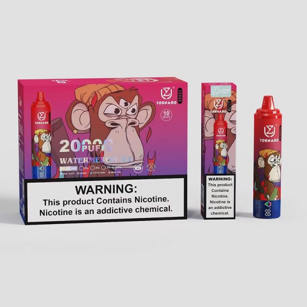 Uzy Tornado 20000 Puffs Disposable E-Cigarette - 28ml Pre-Filled, 850mAh Battery, 12 Flavors, 0%/2%/3%/5% Nicotine Levels - Image 5