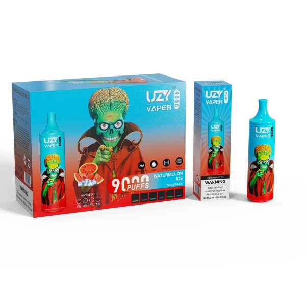 Uzy Vaper 9000 - High Value Vaping with Enhanced Design | 18ml Liquid Capacity | 850mAh Battery | 9000 Puffs - Image 4
