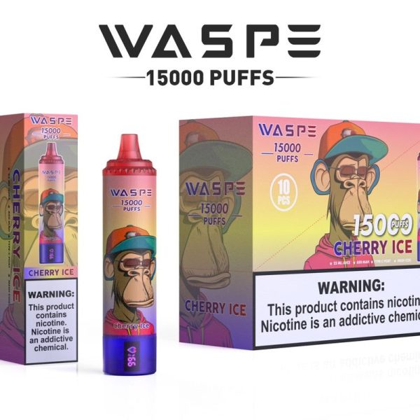Waspe 15000 Disposable Vape - 15000 Puffs, 0%/2%/3%/5% Nicotine, 22ml E-liquid, 850mAh Battery - Image 5