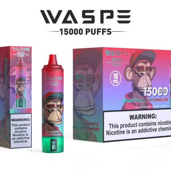 Waspe 15000 Disposable Vape - 15000 Puffs, 0%/2%/3%/5% Nicotine, 22ml E-liquid, 850mAh Battery - Image 4