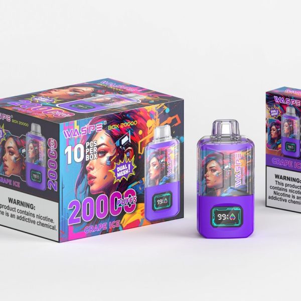 WASPE 20000 PUFFS Dual Mesh Box – Premium Disposable Vape with 12 Flavors | Vapexyz - Image 4