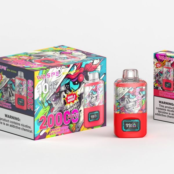WASPE 20000 PUFFS Dual Mesh Box – Premium Disposable Vape with 12 Flavors | Vapexyz - Image 3