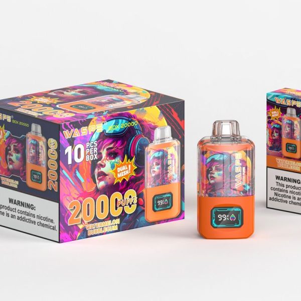 WASPE 20000 PUFFS Dual Mesh Box – Premium Disposable Vape with 12 Flavors | Vapexyz - Image 2