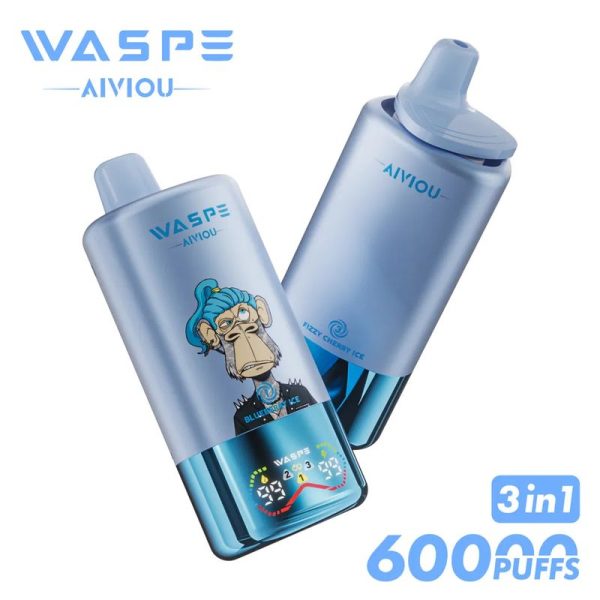 Waspe 60000 Disposable Vape Device - 60000 Puffs, Triple Flavor, 54ml E-Liquid, 0%/2%/5% Nicotine - Image 3