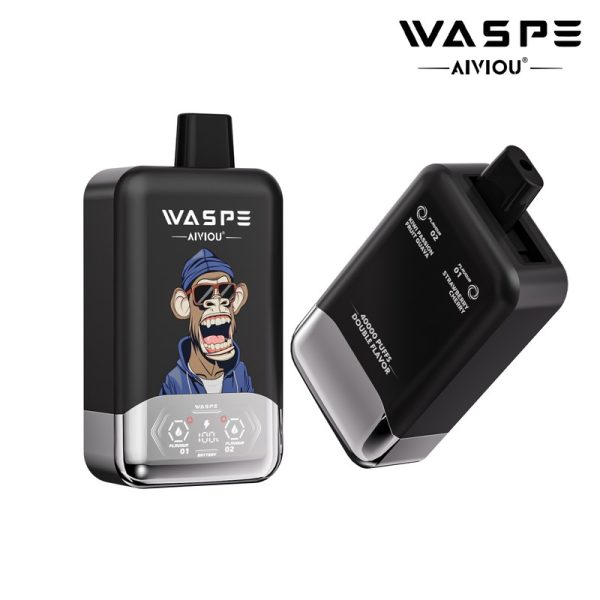 Waspe Double Flavor 40000 Disposable Vape - 40000 Puffs, Rechargeable, LED Display - Image 4