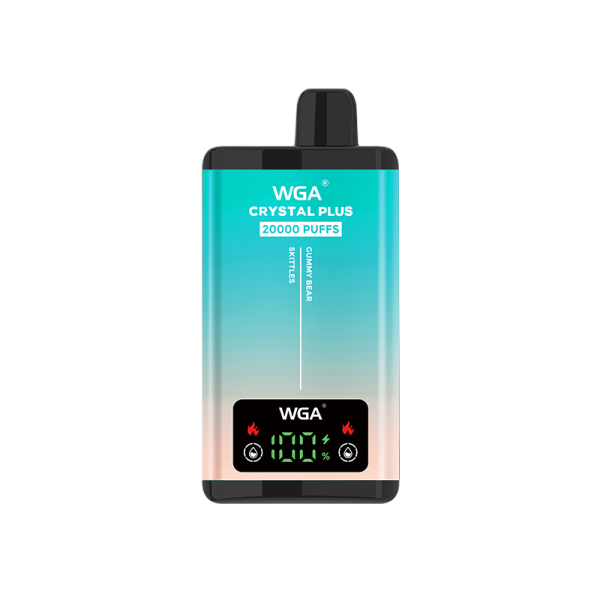 Wga Crystal Plus 20000 Puffs Electronic Cigarette with 550mAh Battery and 20ml E-Liquid Capacity - Dual Flavor Tanks - Image 2