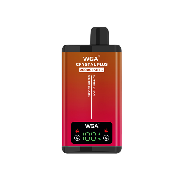 Wga Crystal Plus 20000 Puffs Electronic Cigarette with 550mAh Battery and 20ml E-Liquid Capacity - Dual Flavor Tanks - Image 3