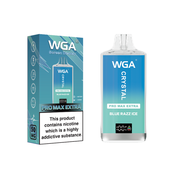 Wga Crystal Pro Max Eetra 15000 - 15000 Puffs, 650mAh Battery, 25ml E-Liquid, 2% & 5% Nicotine - Image 4