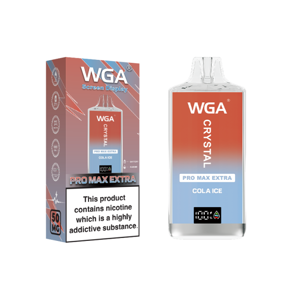 Wga Crystal Pro Max Eetra 15000 - 15000 Puffs, 650mAh Battery, 25ml E-Liquid, 2% & 5% Nicotine - Image 2