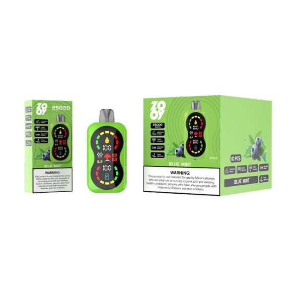 Zooy Blaze 25000: 25000 Puffs Disposable E-Cigarette with Full-Screen Display and Adjustable Airflow - Image 5
