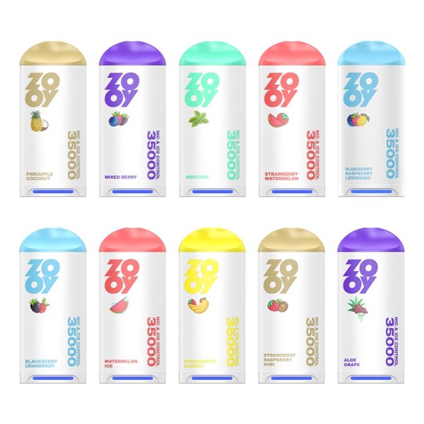 Zooy Firzen 35000 Disposable E-Cigarette - 35000 Puffs, Adjustable Nic & Ice Control, 2% & 5% Nicotine - 10 Premium Flavors - Image 3