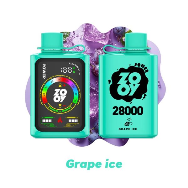Zooy Power 28000 Disposable E-Cigarette - 28,000 Puffs, 10 Flavors, Adjustable Airflow, Type-C Rechargeable - Image 3