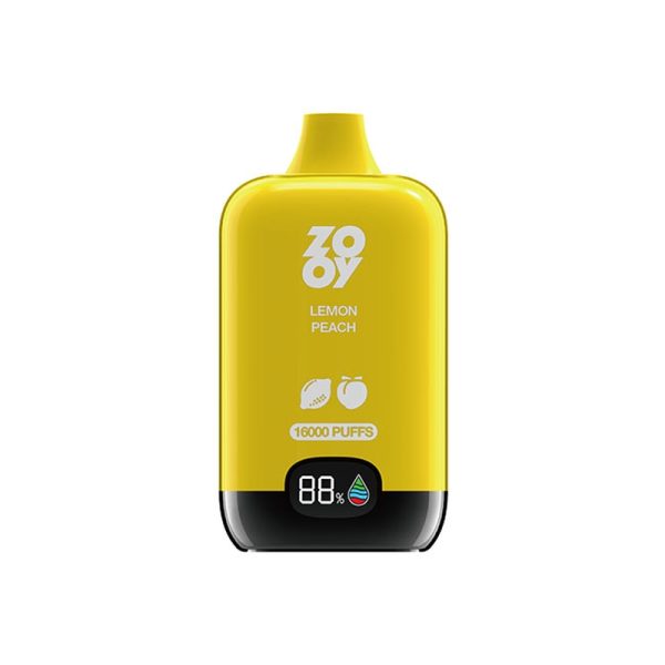 Zooy Rainbow 16000 Puff Disposable E-Cigarette - 20mg/50mg Nicotine Salts, 26ml, 650mAh, Built-in Smart Display, Type-C, 10 Flavors - Image 3