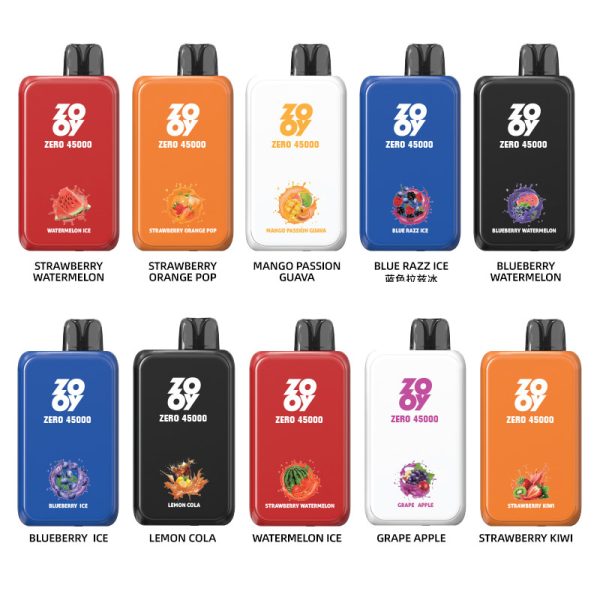 Zooy Zero 45000 Disposable E-Cigarette with Adjustable Ice and Nicotine Levels - 45000 Puffs - Image 6